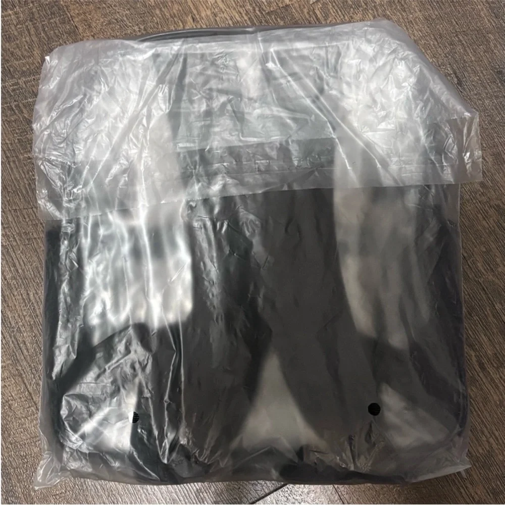 Clear Backpack with Black Accents